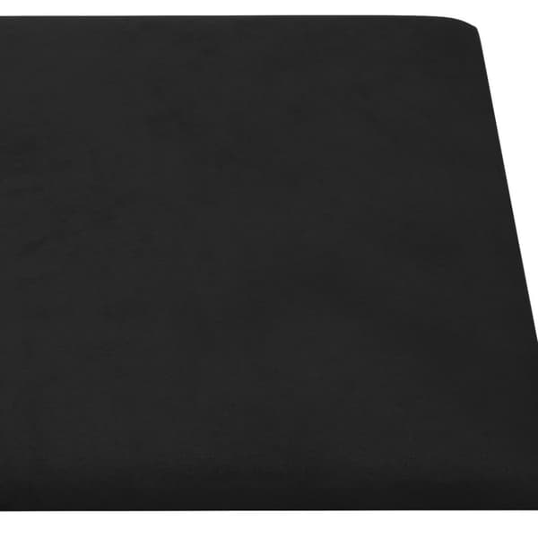 vidaXL Väggpaneler 12 st svart 30x15 cm sammet 0,54 m²