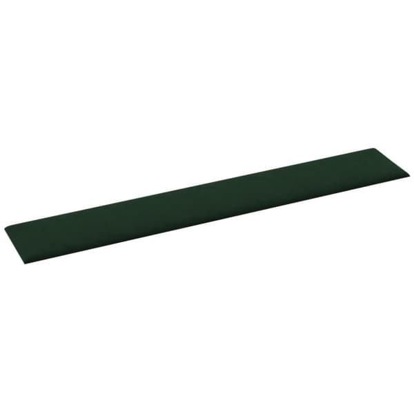 vidaXL Väggpaneler 12 st mörkgrön 90x15 cm sammet 1,62 m²