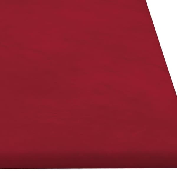 vidaXL Väggpaneler 12 st vinröd 90x30 cm sammet 3,24 m²