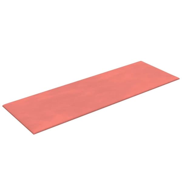 vidaXL Väggpaneler 12 st rosa 90x30 cm sammet 3,24 m²