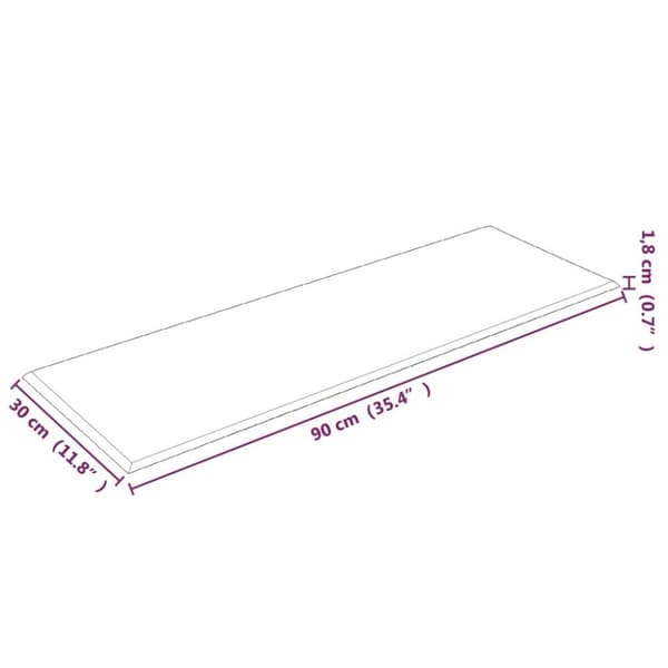 vidaXL Väggpaneler 12 st rosa 90x30 cm sammet 3,24 m²