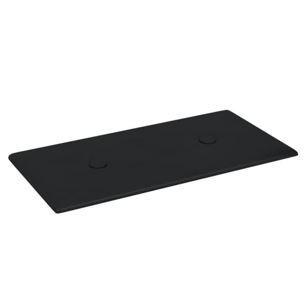 vidaXL Väggpaneler 12 st svart 30x15 cm konstläder 0,54 m²