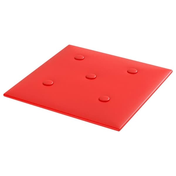 vidaXL Väggpaneler 12 st röd 30x30 cm konstläder 1,08 m²