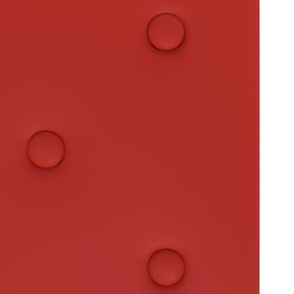 vidaXL Väggpaneler 12 st vinröd 60x30 cm konstläder 2,16 m²