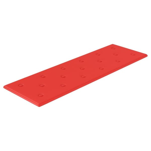 vidaXL Väggpaneler 12 st röd 90x30 cm konstläder 3,24 m²