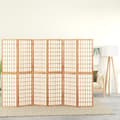 Miniatyrbild 9 av 9: vidaXL Rumsavdelare med 6 paneler japansk stil 240x170 cm