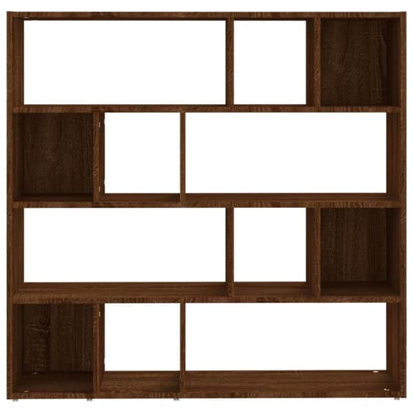 vidaXL bogreol/rumdeler 105x24x102 cm brun egetræsfarve