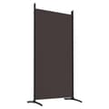 Miniatyrbillede 6 af 10: vidaXL 6-panels rumdeler 520x180 cm stof brun