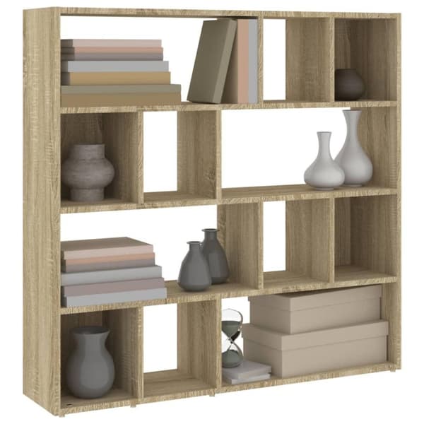vidaXL bogreol/rumdeler 105x24x102 cm sonoma-eg