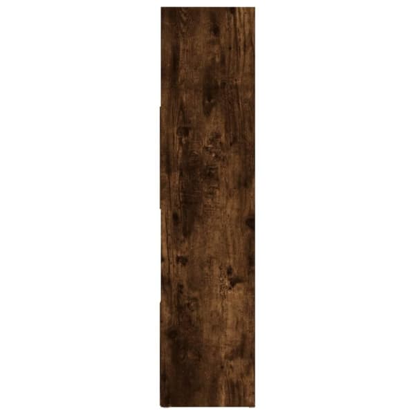 vidaXL bogreol/rumdeler 105x24x102 cm røget egetræsfarve