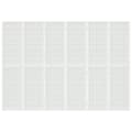 Miniatyrbillede 3 af 9: vidaXL 6-panels rumdeler 240x170 cm foldbar japansk stil hvid