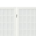 Miniatyrbillede 5 af 9: vidaXL 6-panels rumdeler 240x170 cm foldbar japansk stil hvid