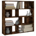 Miniatyrbilde 4 av 11: vidaXL Bokhylle/romdeler røkt eik 105x24x102 cm