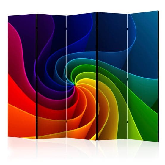 Rumsavdelare - Colorful Pinwheel II - 5 Delar