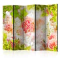 Miniatyrbild 1 av 4: Rumsavdelare - Bright Peonies II - 5 Delar