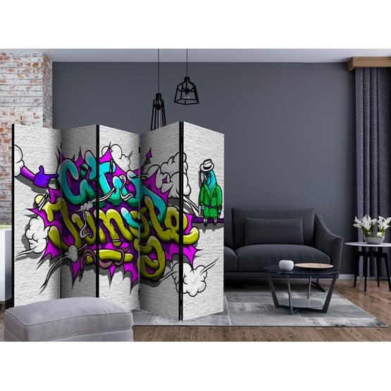 Rumsavdelare - City Jungle - Graffiti II - 5 Delar