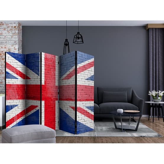 Rumsavdelare - British Flag II - 5 Delar