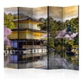 Miniatyrbild 1 av 4: Rumsavdelare - Japanese Landscape II - 5 Delar