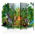 Miniatyrbild 1 av 4: Rumsavdelare - Jungle Animals II - 5 Delar