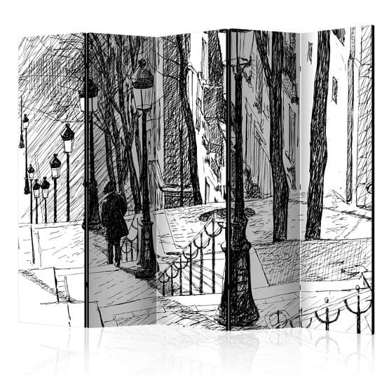 Rumsavdelare - Stairs - Montmartre II - 5 Delar