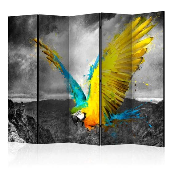 Rumsavdelare - Exotic Parrot II - 5 Delar