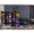 Miniatyrbild 2 av 4: Rumsavdelare - Graffiti: Colourful Attack II - 5 Delar
