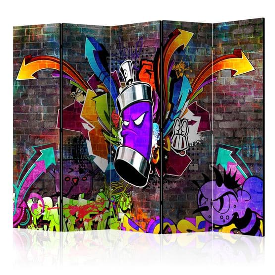 Rumsavdelare - Graffiti: Colourful Attack II - 5 Delar