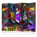 Miniatyrbild 1 av 4: Rumsavdelare - Graffiti: Colourful Attack II - 5 Delar