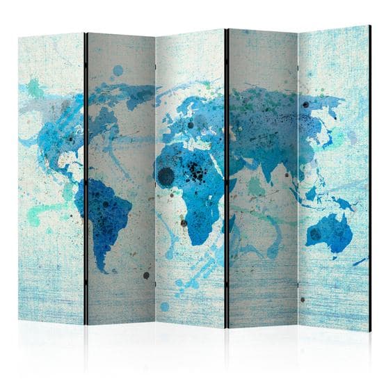 Rumsavdelare - Cruising And Sailing - The World Map II - 5 Delar