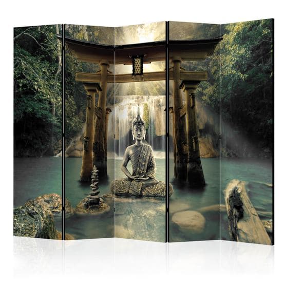 Rumsavdelare - Buddha Smile II - 5 Delar