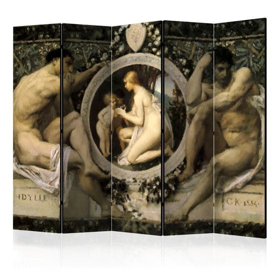 Rumsavdelare - Idyll - Gustav Klimt II - 5 Delar