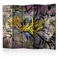 Miniatyrbild 1 av 4: Rumsavdelare - Stunning Graffiti II - 5 Delar