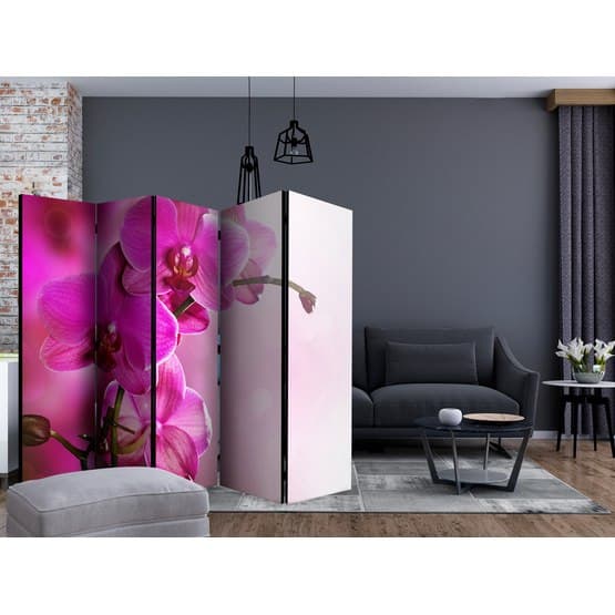 Rumsavdelare - Pink Orchid II - 5 Delar