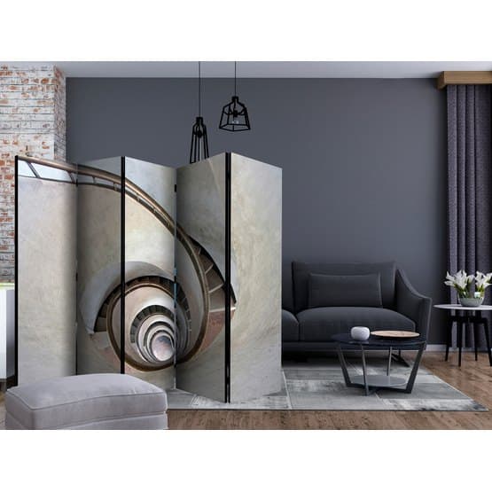 Rumsavdelare - White Spiral Stairs II - 5 Delar