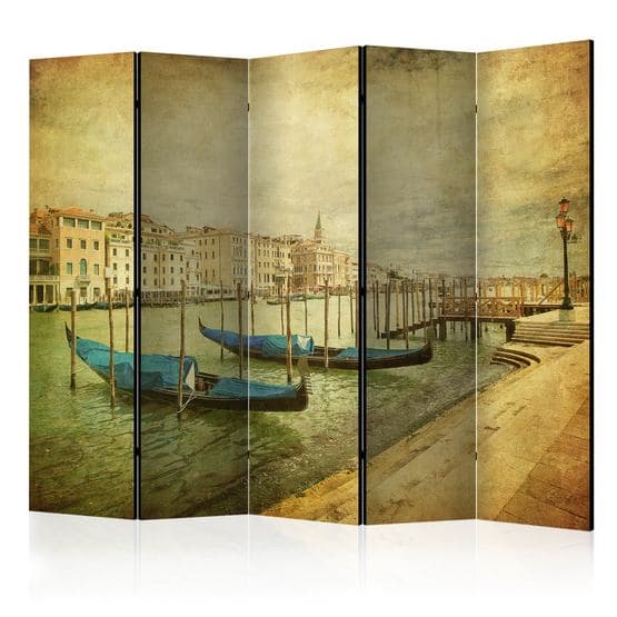 Rumsavdelare - Grand Canal, Venice (Vintage) II - 5 Delar