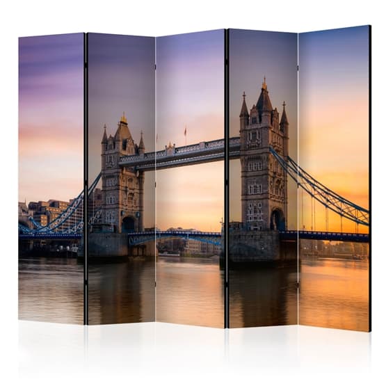 Rumsavdelare - Tower Bridge At Dawn II - 5 Delar