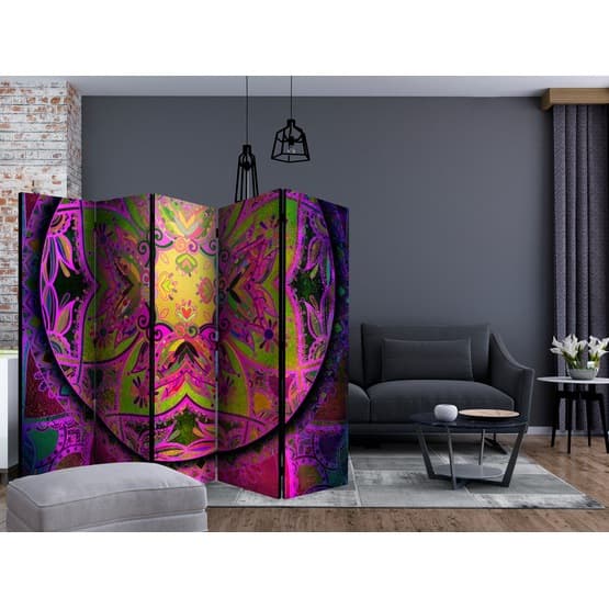 Rumsavdelare - Mandala: Pink Expression II - 5 Delar