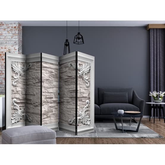 Rumsavdelare - Brick In The Frame (Beige) II - 5 Delar