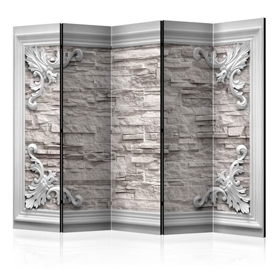 Rumsavdelare - Brick In The Frame (Beige) II - 5 Delar