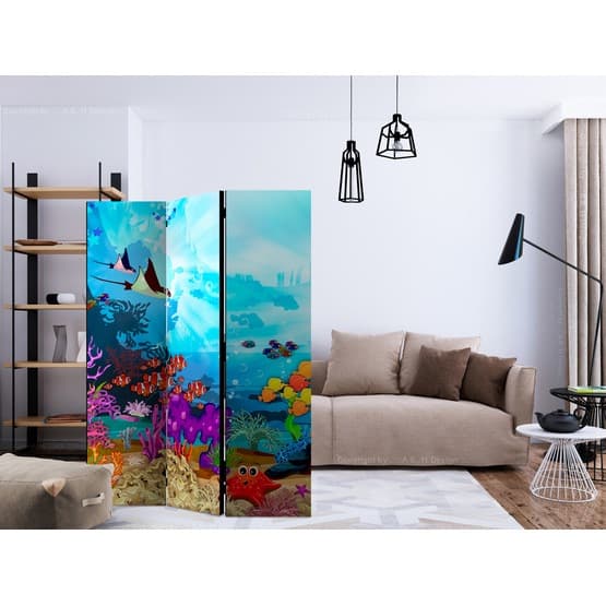 Rumsavdelare - Colourful Fish - 3 Delar