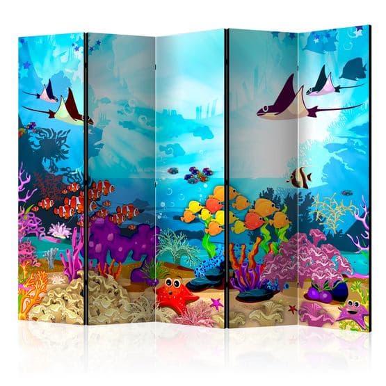 Rumsavdelare - Colourful Fish II - 5 Delar