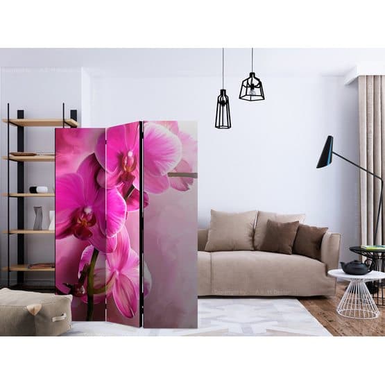Rumsavdelare - Pink Orchid Close - 3 Delar