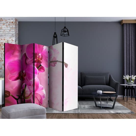 Rumsavdelare - Pink Orchid II Close - 5 Delar