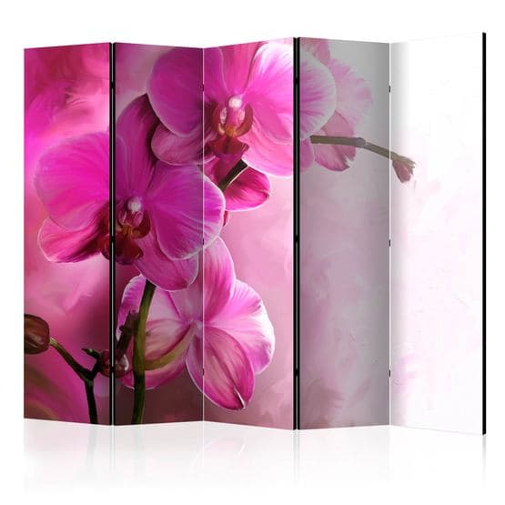 Rumsavdelare - Pink Orchid II Close - 5 Delar