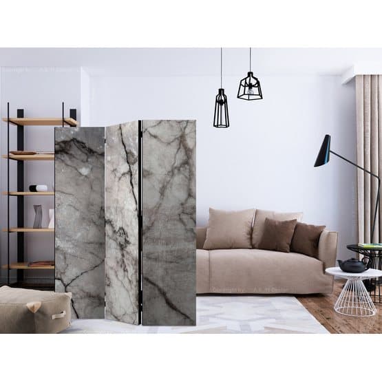 Rumsavdelare - Grey Marble - 3 Delar