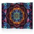 Miniatyrbild 1 av 2: Rumsavdelare - Colourful Kaleidoscope II - 5 Delar
