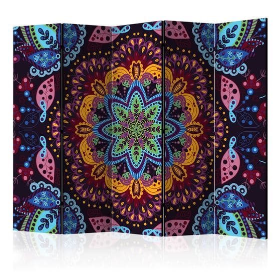 Rumsavdelare - Colourful Kaleidoscope II - 5 Delar