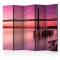 Miniatyrbild 1 av 2: Rumsavdelare - Purple Evening II - 5 Delar