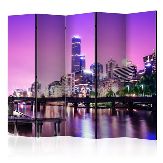Rumsavdelare - Purple Melbourne II - 5 Delar