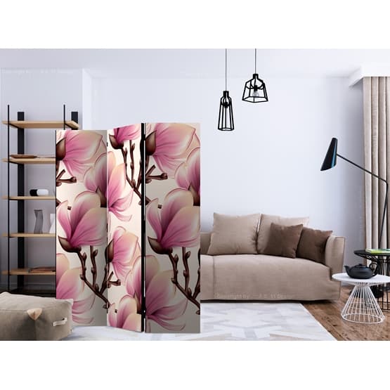 Rumsavdelare - Blooming Magnolias - 3 Delar